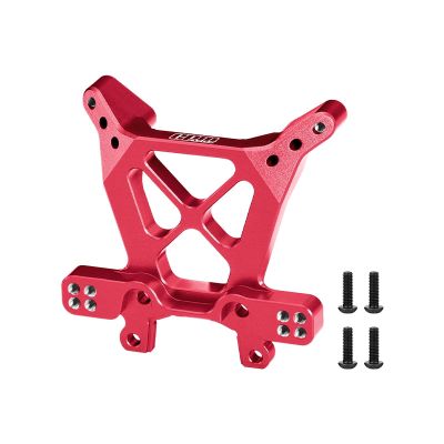 Aluminum 7075-T6 Alloy Front Shock Tower for Traxxas 1/8 Jato 4X4 VXL BL-2S Racing Buggy Upgrades - Red