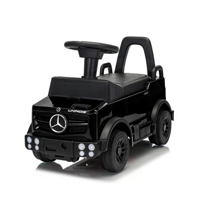 HEIMILI Mercedes-Benz Unimog Licensed Kids Push Car, Toddler Ride On Toy with Anti-Slip Wheels & Safety Bumper Guards, Foot to Floor Toy for Indoor & Outdoor Walker Car for Boys & Girls (Black)