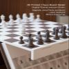 3D Hangman Book 3D Printed Magnetic Chess Book Board Game Portable Folding Playbook Design Travel Style Board Games Backgammon Novelty Books Shaped Games for Adults with Storage view 3