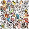 100 Pcs Funny Animal Stickers for Kids Teens - Cute Waterproof Vinyl Meme Decals, Bulk Assorted Pack for Water Bottles, Classroom Rewards, Party Favors view 1