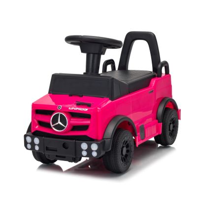 HEIMILI Kids Push Car, Mercedes-Benz Unimog Licensed Ride-On Toy with Anti-Slip Wheels & Bumper Guards for Safe Indoor/Outdoor Play (Pink)