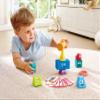 Hape Montessori Stacking Blocks - 10 Pcs Geometric Shapes & 16 Challenge Cards, Multi-Sensory STEM Toy for Toddlers 1-5, Develops Fine Motor Skills & Spatial Thinking, Silicone, Wood & Plastic view 2