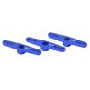 Alomejor Helmet Side Rail Aluminum Alloy RC Servo Arm Horn 25T Metal Servo Arm, ARC Helmet Mount Rail ABS Replacement RC Horn for Outdoor Activities Automotive Gun Racks (Blue) view 3