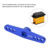 Alomejor Helmet Side Rail Aluminum Alloy RC Servo Arm Horn 25T Metal Servo Arm, ARC Helmet Mount Rail ABS Replacement RC Horn for Outdoor Activities Automotive Gun Racks (Blue) view 4