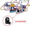 TCRC Colorful Electroplating Metal Roll Cage Body Shell with Aluminum LED Lamp Holder for 1/18 TRX4M Defender Bronco Crawler Truck Upgrade view 3