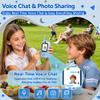 Upgraded Video Walkie Talkies for Kids, Dual Camera Long Range for Selfie & Discovery, Rechargeable 2-Way Radios for Camping Hiking & Backyard, Indoor Outdoor Toys Gifts for Age 3-12 Boys Girls view 4