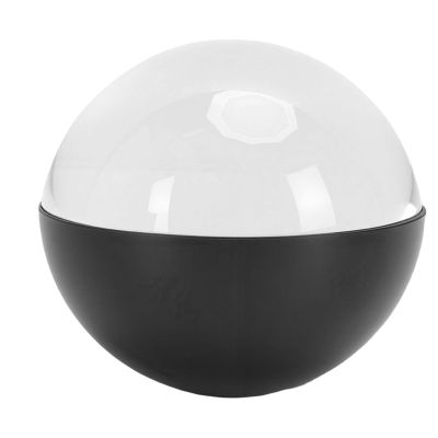 Zunate 2.7 Inch 3D Crystal Ball Video Player, Memory Sphere Lamp with Touch Control, Rechargeable Electronic Keepsake Display Video Sphere Orb Digital Player for Anniversary (Black)