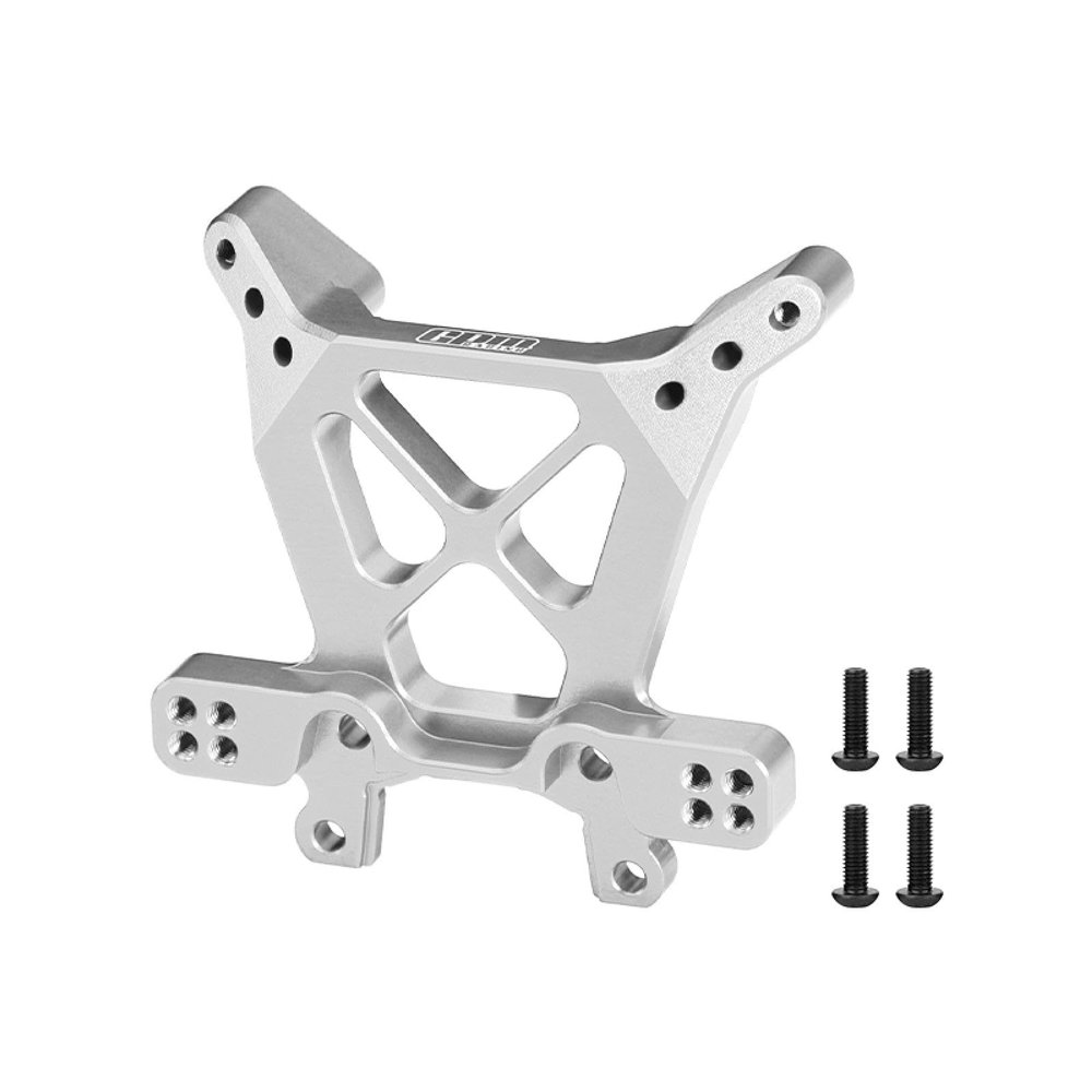 Aluminum 7075-T6 Alloy Front Shock Tower for Traxxas 1/8 Jato 4X4 VXL BL-2S Racing Buggy Upgrades - Silver