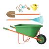 Member Marks Wheelbarrow Gardening Playset for Kids - 7-Piece Outdoor Learning Toy Set - Includes Wheelbarrow, Shovel, Rake, and Gardening Tools - Great for Sandbox and Backyard Play - Ages 3+ view 2