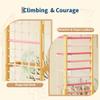 Garvee 8-in-1 Indoor Jungle Gym Set with Slide Swing Monkey Bar Wooden Climbing Structure for Kids Ages 3-10 view 4