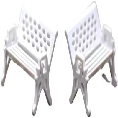 Mini Garden Bench Set, 2Pcs Dollhouse Park Chair Ornaments
