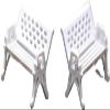 Mini Garden Bench Set, 2Pcs Dollhouse Park Chair Ornaments view 1