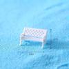Mini Garden Bench Set, 2Pcs Dollhouse Park Chair Ornaments view 2