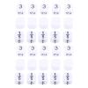 6 Sided Dice Set Bulk 30Pcs White Plastic 16mm Dices with Storage Bag for Board Games Math Teaching Props Puzzle Number Educational Games view 1