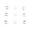6 Sided Dice Set Bulk 30Pcs White Plastic 16mm Dices with Storage Bag for Board Games Math Teaching Props Puzzle Number Educational Games view 2
