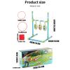 Bean Bag Toss Game - Interactive Funny Activities, 2-in-1 Educational Set for Kids Teens Adults, Encourages Hand Eye Coordination Physical Exercise, Top Outdoor Backyard Park Accessory, Family Party view 2