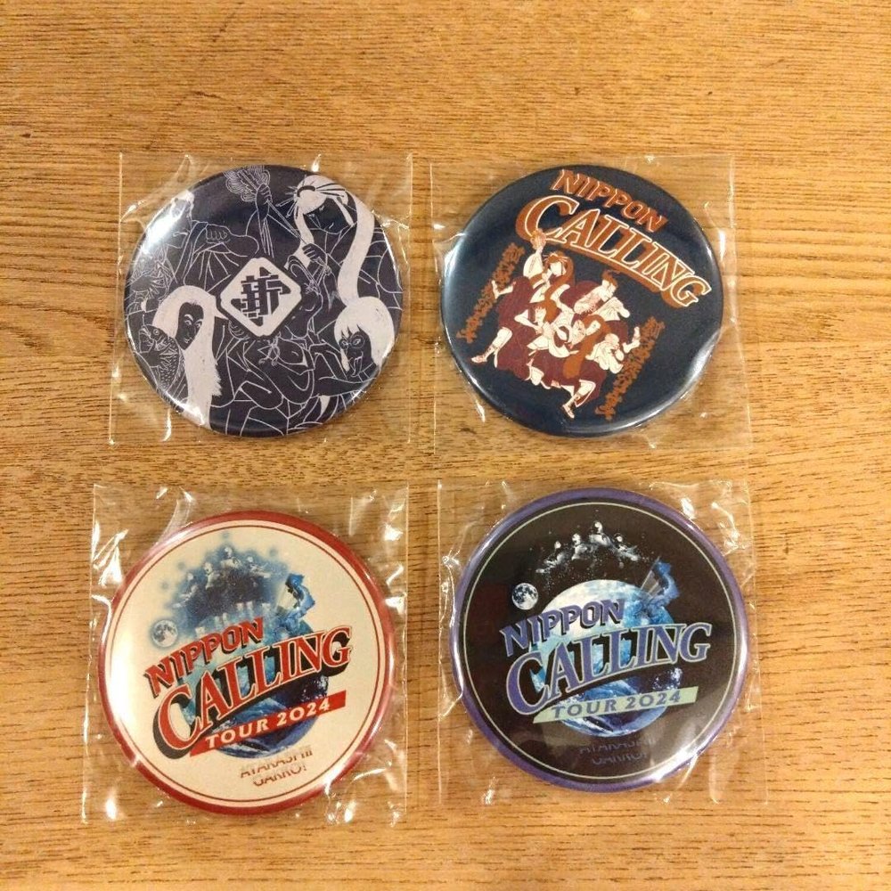 ATARASHII GAKKO Random Goods 4 Can Badge Set of 4