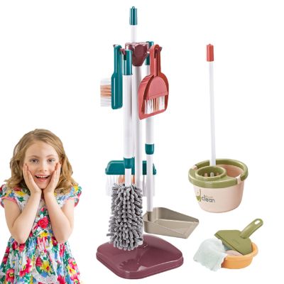 Cleaning Toys PP Material Kids Cleaning Set | Cleaningd Toys Set Pretend Play Tools | Educational Cleaningd Toyss for Kids Role Play Learning Chores Home Playroom and Daily Fun
