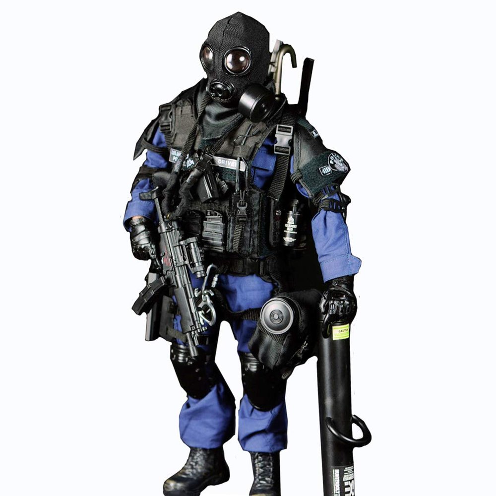 12 Inch Soldier Action Figure Model, 1/6 Realistic Army Soldier Model Set with Weapons and Accessories for Adults Military Lovers to Collect and Gift (Breaker)