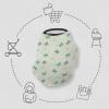 5-in-1 Unisex St Patricks Bows Spring Flowers Pattern Baby Carseat Stroller Cover for Boys Girls, Infant Toddler Privacy Nursing Breastfeeding Canopy, Grocery Shopping Cart Cover-24x28 view 4