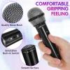 Didiseaon Fake Microphone Prop: 4pcs Pretend Microphones Interactive News Anchor Mic Prop Plastic Newscaster Mic for Costume Role Singing and Play view 2