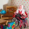 Garneck Doll Wheelchair and Crutches Playset: Foldable Toy Wheelchair with Crutches, Bandage, Leg and Arm Cast for Dolls, Accessories Set view 4