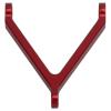 Aluminum Alloy Chassis Link Rod for 1/24 RC Crawler Car, RC Car Chassis Link Rod Upgrade Part, High Strength Linkage System with Brass Ball Heads, Compatible with Axial SCX24 Deadb (Red) view 2