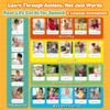 Actions Flash Cards for Kids (Ages 3-7), 50 Real-Life Photo Cards for Speech & Language Development, Based on Total Physical Response (TPR) Learning Approach, Support Daily Feelings view 3