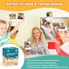 Actions Flash Cards for Kids (Ages 3-7), 50 Real-Life Photo Cards for Speech & Language Development, Based on Total Physical Response (TPR) Learning Approach, Support Daily Feelings view 4