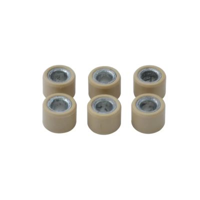 6pcs Motorcycle Drive Clutch Variator Roller Pulley Set for Spacy 110 GY6 125 150 Scooter ATV - 18x14mm 12g GGC110