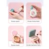 Oreilet Wooden Makeup Toy Set with Eyeshadow Lipstick Perfume, Play Beauty Makeup Kit for Girls 3 4 5 6 7 Year Old view 3