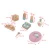 Oreilet Wooden Makeup Toy Set with Eyeshadow Lipstick Perfume, Play Beauty Makeup Kit for Girls 3 4 5 6 7 Year Old view 4