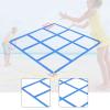 kowaku Outdoor Tac Toe Game Backyard Toy Funny Classical with Ground Stakes Tossing Game for Patio Travel Festivals BBQ Camping, Blue B view 4
