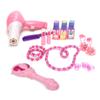 plplaaoo Glamorous Princess Dressing Table Toy with Stool Hair Dryer Pink Make Up Set Vanity for Girls Kids Children Over 3 Years Old Plastic 72 x 45 x 29cm view 4