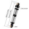 for INJORA 53MM 59MM Threaded Shocks for 1/18 for Redcat Ascent18 for HPI Venture18(Purple) view 2
