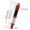 for INJORA 53MM 59MM Threaded Shocks for 1/18 for Redcat Ascent18 for HPI Venture18(Purple) view 3