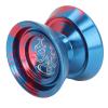 Aluminum Alloy Unresponsive YoYo Ball, Advanced Metal Yoyo for Competition, High Speed Fade Free Design with Glove and 3 Strings, Professional Training Toy for Kids and Teens (Blue) view 2