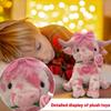 Adorable Pink Highland Cow Plush, Cute Soft Highland Cow Stuffed Animals, Anniversaries and Valentine's Day Gift for Girl (Without Roses) view 3
