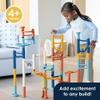 MindWare Marble Run  Neutral Colors | 103-Piece Marble Run Set with 20 Marbles | STEM Construction Toy for Kids view 3