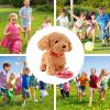Genrico Electronic Dog Toy - Interactive Toy That Teaches Languages - Dog That Barks and Walks | for Kids of All Ages in Living Room Bedroom Home & Travel view 4