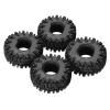 for INJORA Swamp Claw 64 * 24mm S5 Mud Terrain 1.0" Wheel Tires for 1/18 1/24 RC Crawler Car (T1019) view 1