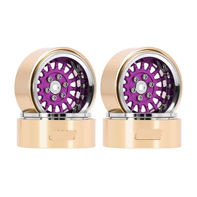 for INJORA ModuWheel 1.3" Brass & Aluminum Beadlock Wheels, Negative Offset, for 1/18 1/24 RC Crawlers(4PCS MW1316PU)