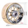 for INJORA ModuWheel 1.3" Brass & Aluminum Beadlock Wheels, Negative Offset, for 1/18 1/24 RC Crawlers(4PCS MW1316PU) view 3