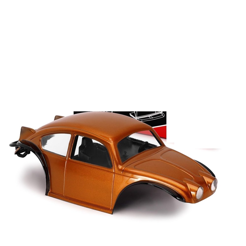 for INJORA BUG18 Body with Interior for 1/18 for INJORA TRX4M Universal LCG Chassis(Orange)