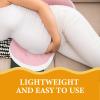 TOBBOMEY U-Shaped Pregnancy Pillow for Pregnant Women Maternity Body Pillow with Belly and Back Support for Side Sleeping and Pregnancy Comfort view 3