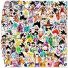 100 Pcs for Dragon Ball Stickers Cartoon PVC Sticker, Gifts for Laptop Water Bottle Skateboard Party Supplies Decorations Teens Kids view 1