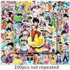 100 Pcs for Dragon Ball Stickers Cartoon PVC Sticker, Gifts for Laptop Water Bottle Skateboard Party Supplies Decorations Teens Kids view 4