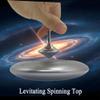 Levitating Spinning Top Metal Anti-Gravity Gyro for Adults, Office Desk Decor & Stress Relief view 2