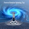 Levitating Spinning Top Metal Anti-Gravity Gyro for Adults, Office Desk Decor & Stress Relief view 3