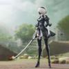 MABAIUDE 2B and 9S Figure 2B Action Statue, 15cm No.2 Type B Figure Model Joint Movable Head Changeable, Anime Figurine with Replaceable Accessories view 4